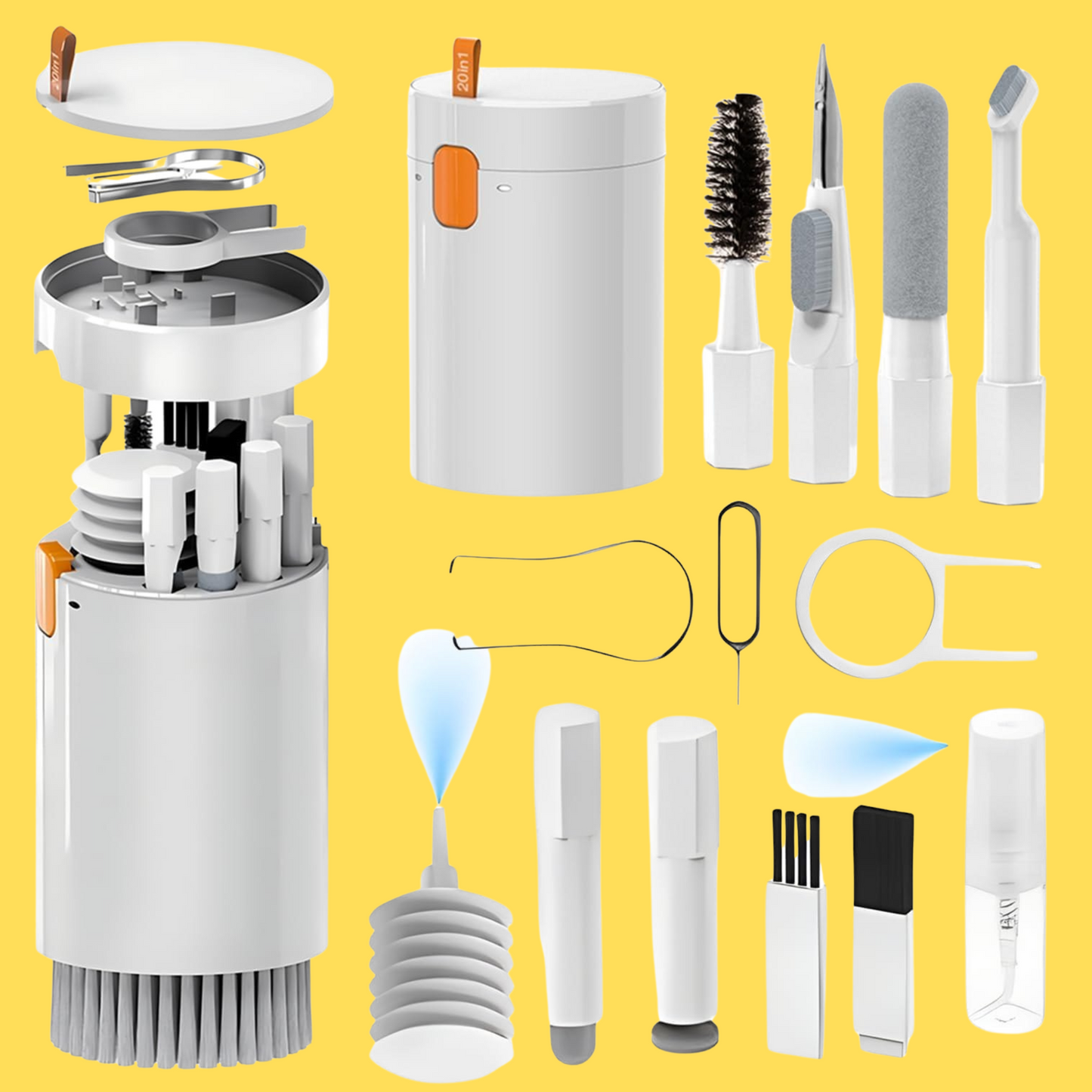 Multi-Functional Cleaning Kit – 20 in 1