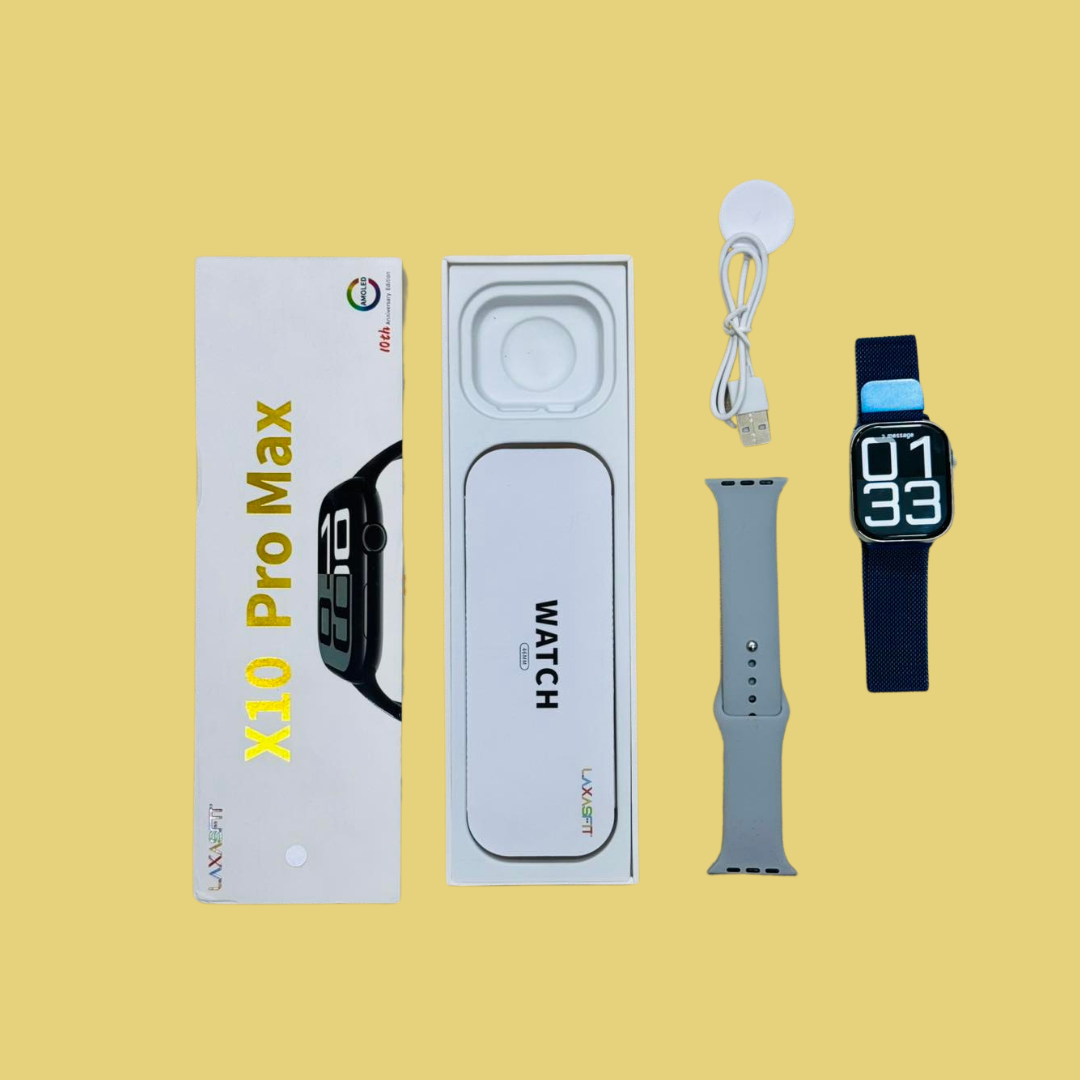 X10 Max Laxasfit Smartwatch (Always On Display)