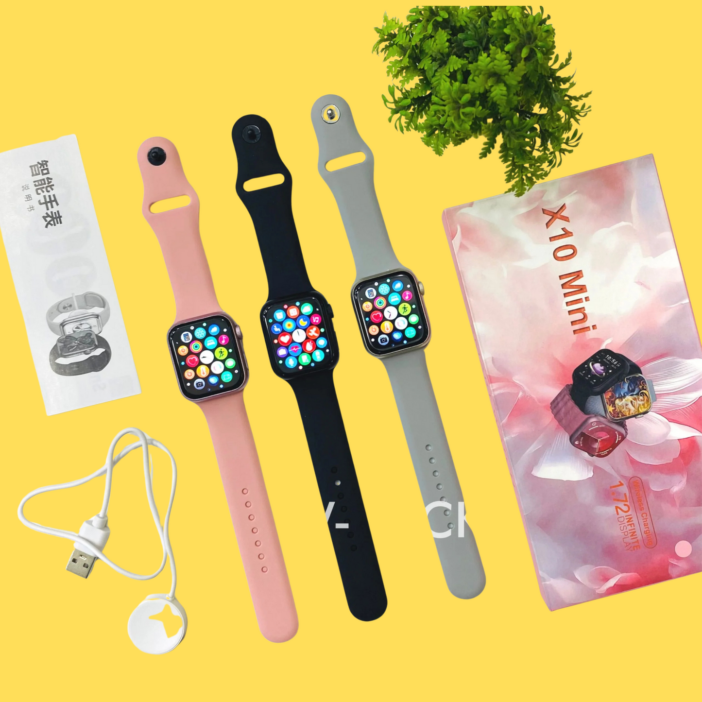 X10 Mini Smart Watch 40mm Dial Watch