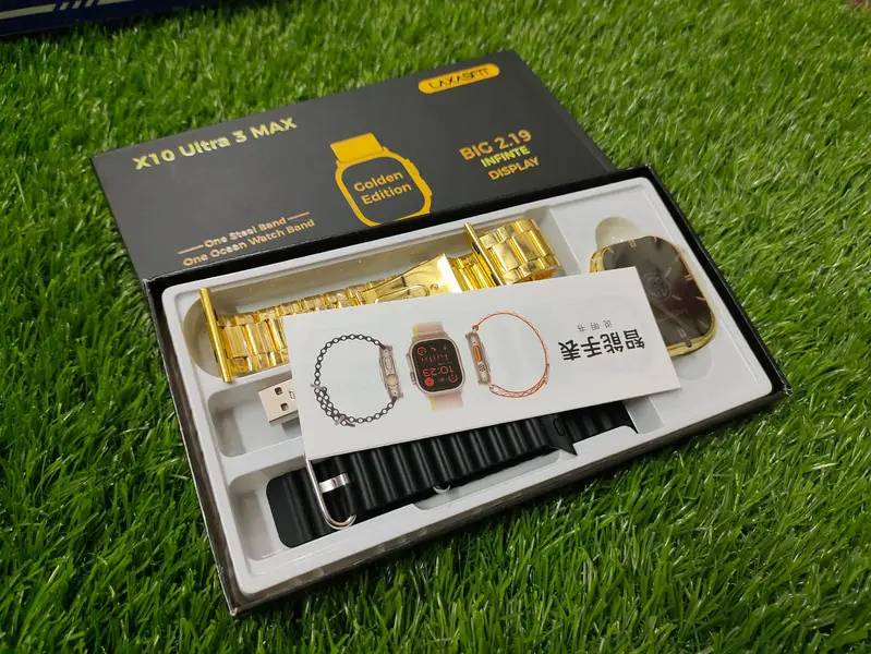 X10 Ultra 3 Gold Edition Smartwatch ✨