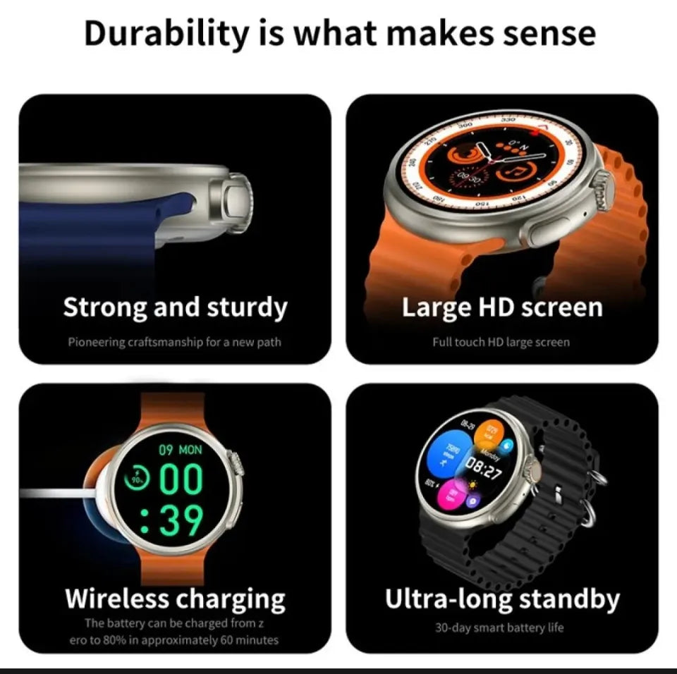 z78 Ultra True Screw – Premium Metal | HD AMOLED Display | ALWAYS ON DISPLAY