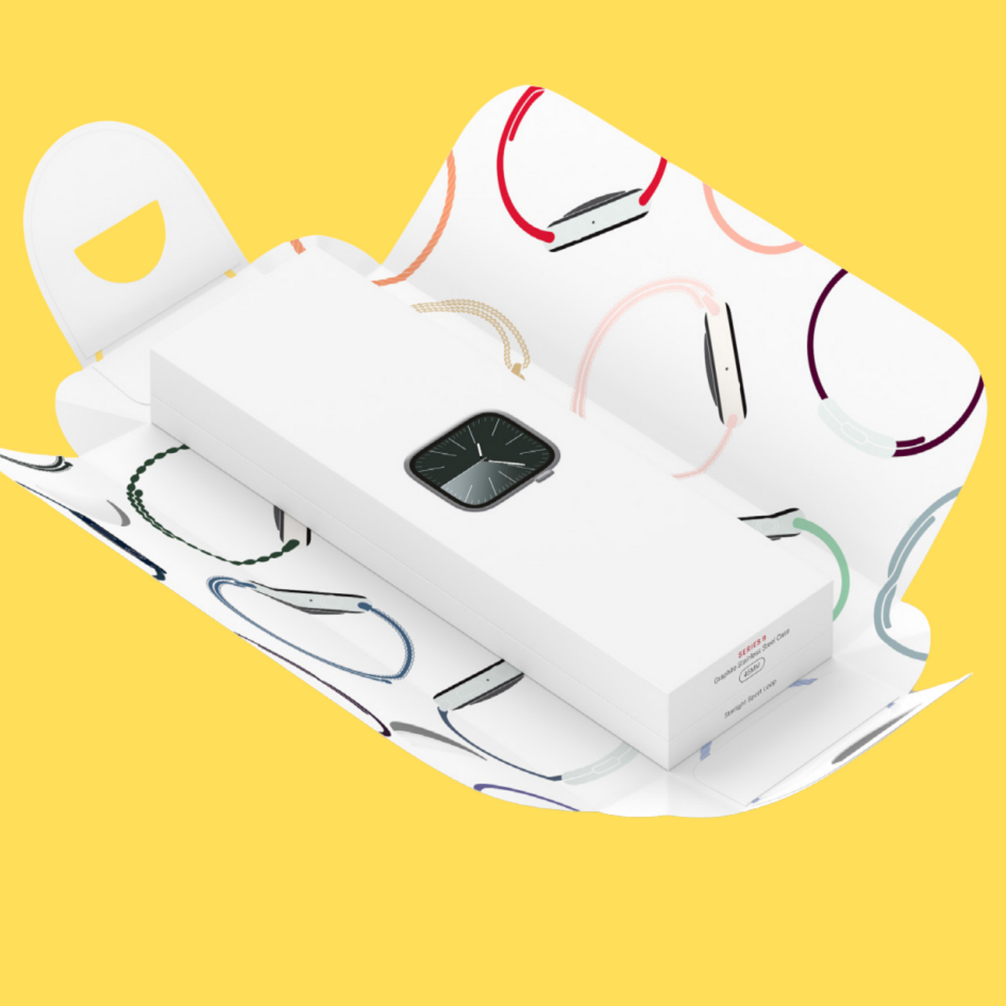 Series 9 Premium Apple Logo (3 Straps)