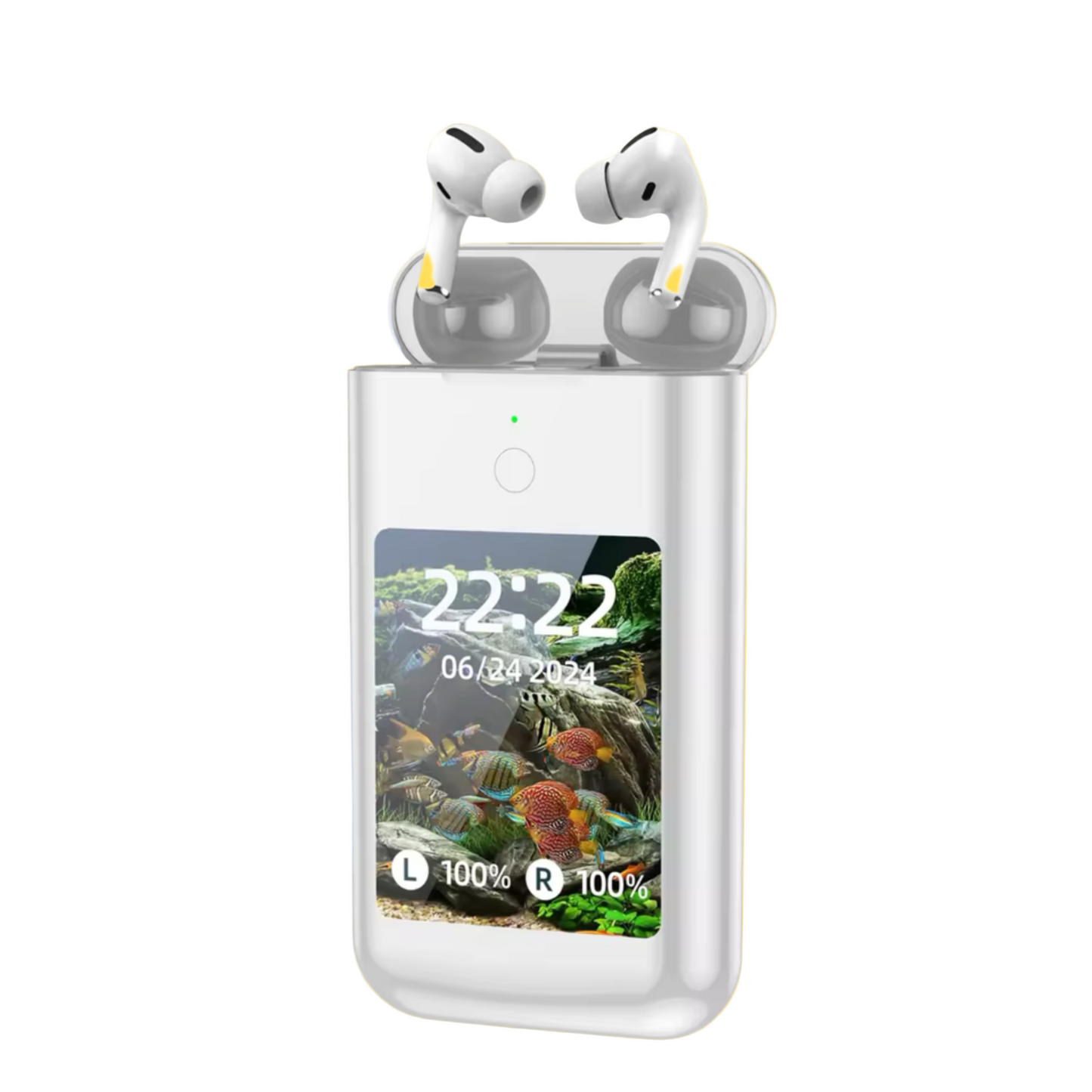 TF20 Carrying Treasure Ear Earbuds Touch Screen With Power Bank 8000 mAh