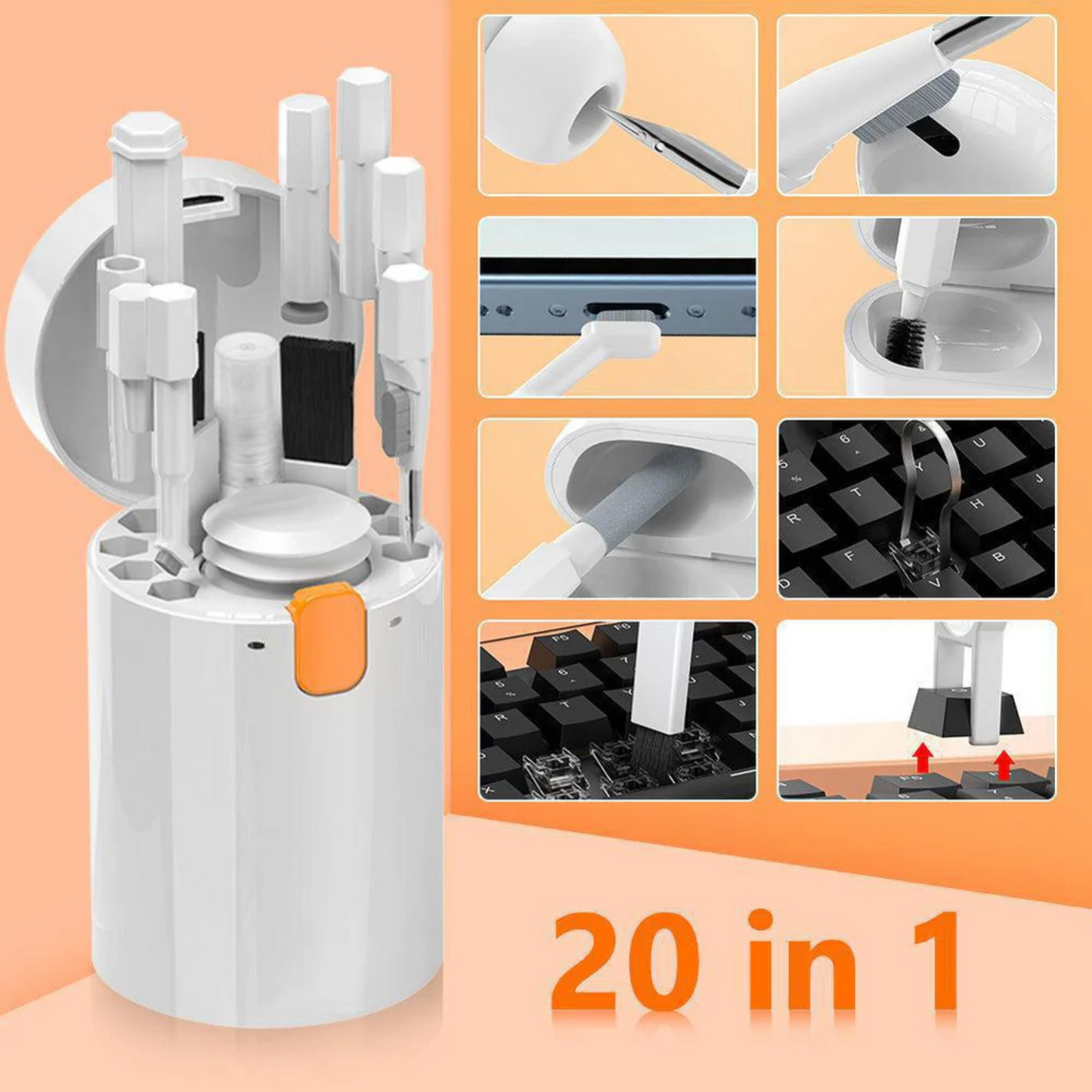 Multi-Functional Cleaning Kit – 20 in  1