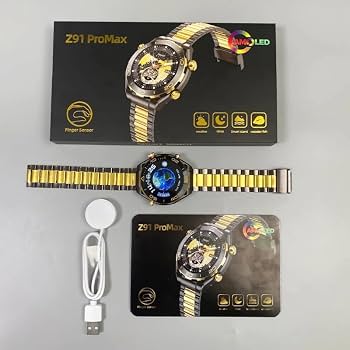 Z91 Pro Max Smart Watch 2026 | 2.02" HD Display Bluetooth Calling Fitness Smartwatch
