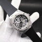 Hublot Diamond Cut Men's Watch – Platinum Case | Luxury Design | Date Function