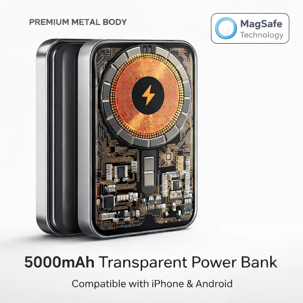 MagSafe Power Bank – Fast, Smart & Stylish 5000MAH