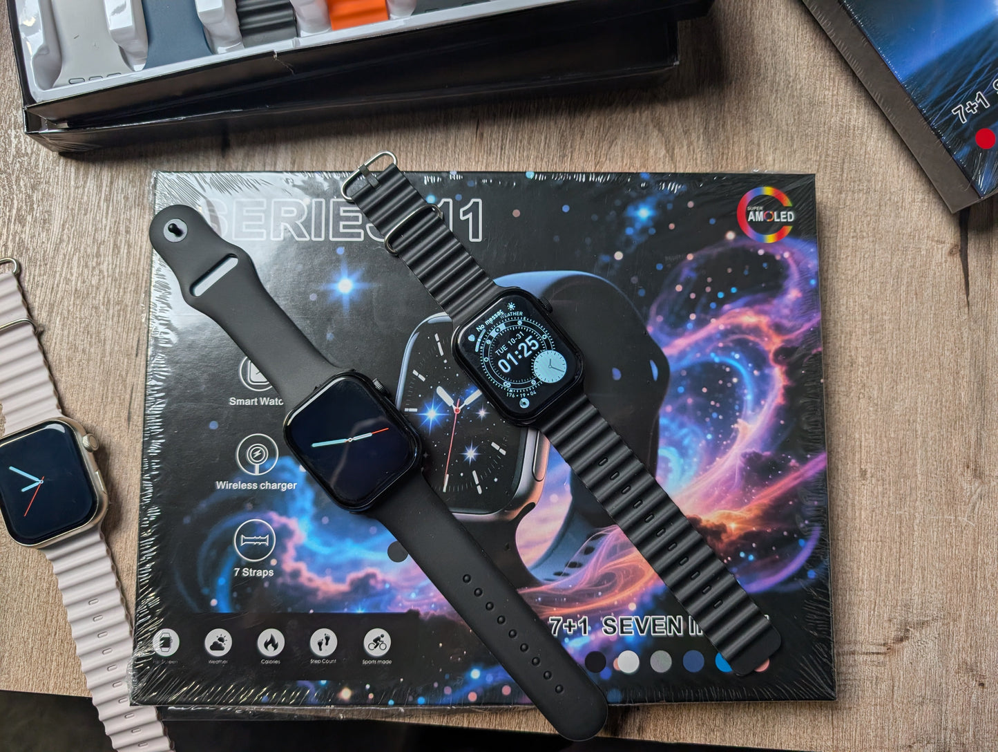 TLTM Series 11 – 7+1 Seven in One Smartwatch (Always On Display)