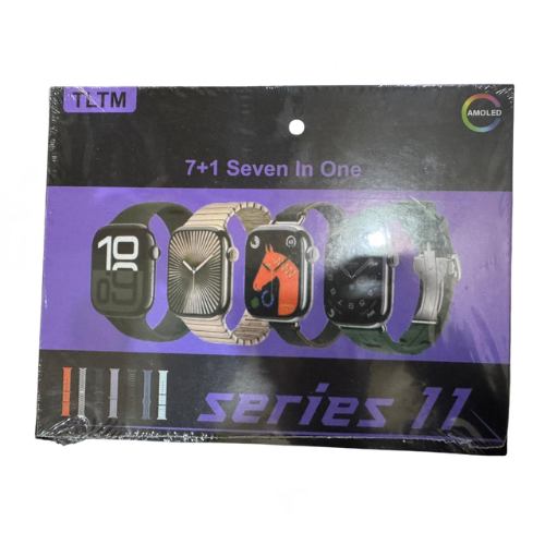 TLTM Series 11 – 7+1 Seven in One Smartwatch (Always On Display)